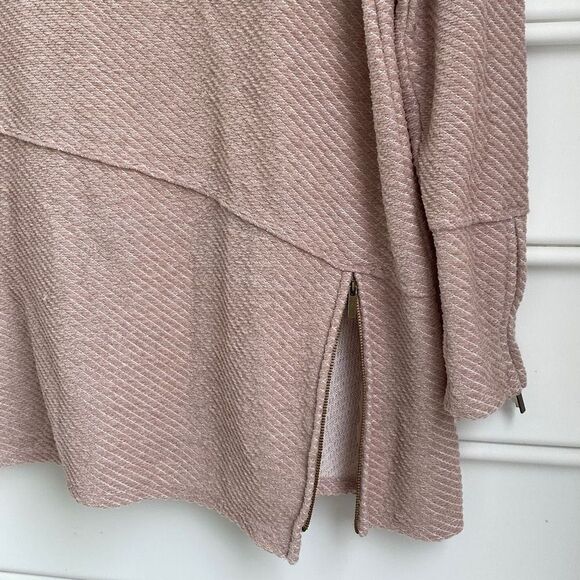 Soft Surroundings Puma Soft Pullover Roll-Neck Casual Tunic Top Mauve Size M - Picture 8 of 15